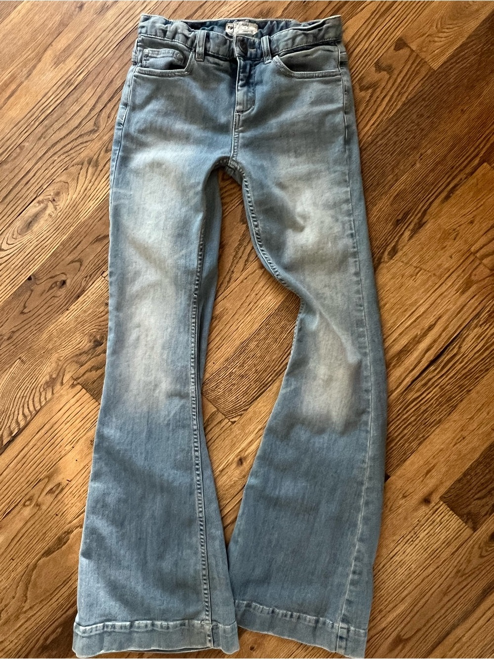 Free People Light Blue Flare Jeans